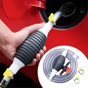Dabeh Bomba De Sifón Manual Multifuncional Para Transferencia De Líquidos, Bomba De Succión Portátil Con Manguera De 2m, Ideal Para Gasolina, Diésel, Agua Y Otros Líquidos