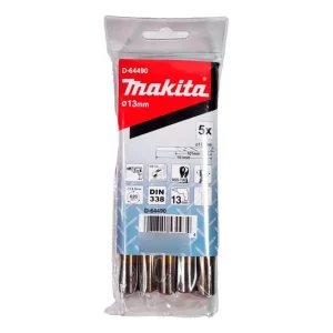 Brocas Metal Hss-tin 13x151mm 5 Pzas - Makita