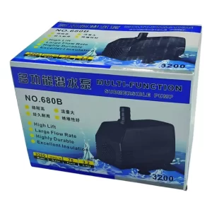 Bomba De Agua Sumergible 3000 L/h  Hmax:3.2 Mts 75w  220v