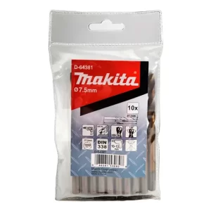 Brocas Metal Hss-tin 7.5x109mm 10 Pzas - Makita