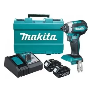 Atornillador Impacto Makita Dtd154rfe+2baterías+cargador Color Turquesa