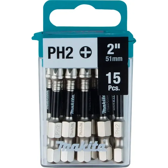 Puntas De Impacto Xps Ph2 X 2 15 Pzas E-01046 Makita