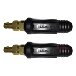 Conector Rápido Macho 35/50 Para Maquina De Soldar Pack 2und