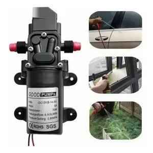 Bomba De Agua De Diafragma 1/2 Interfaz 70w 6 L/min Dc 12 .