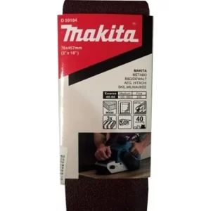 Pack 3 Lijas De Banda 3''x18'' (76x457mm) - Makita Cantidad De Granos 40