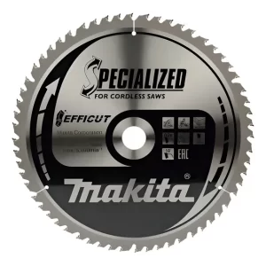 Disco De Corte Para Madera 165mm 48d (dsp600) B-56873 Makita Color Plateado