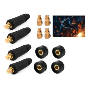 Set 4 Conectores Rápido Para Maquinas De Soldar 10-25