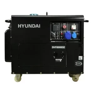 Generador Hyundai Diesel 6/6,3 Kw Part Elec 220v Cabinado
