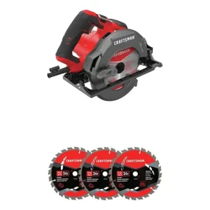 Sierra Circular Craftsman De 7-1/4 Pulgadas, 15 Amperios Con