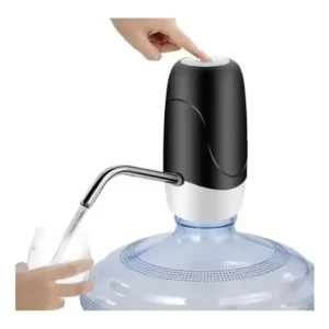 Bomba Dispensador USB Tecnolab Portátil Negro Botellas 5-20L Recargable