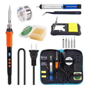 Kit De Hierro Soldado Ldk Y Cautín De Soldadura En Hierro