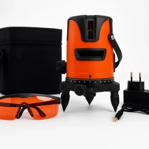 Nivel Laser 360 Rojo Nivelador con Mini Trípode