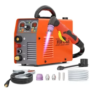 Cortador De Plasma 55A 22mm Portátil Alta Frecuencia Sin Contacto Plasma 220V Cutter with Air Sensor, 2t/4t, Work Cycle Del 60% Diametro Máximo De Corte 3/4 De Pulgada