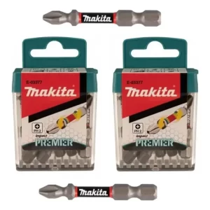 Set Juego De 20 Puntas Impact Premier Makita Ph2 X 50mm