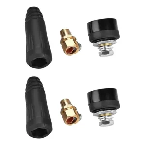 Pack De 2 Conectores Rápido Para Maquinas De Soldar 35/50