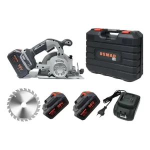Sierra Circular Inalámbrico Osmao Con 2 Batería 98v Gris Oscuro 50 Hz / 60 Hz