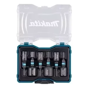 Makita Set Dado Hexagonal Magnético 50mm 1/4 Impact Black