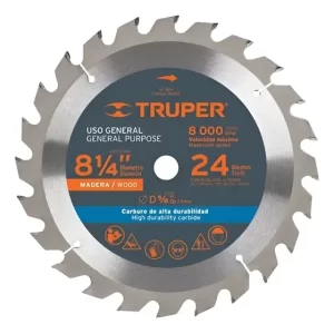 Sierra Circular Truper P/madera 8.1/4 X24 Dts. St-824