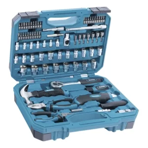 Juego De Herramientas Manuales Makita 120 Pzas Azul E-06616 Color Azul Acero