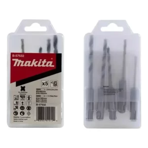 Set De Brocas Makita B-57532 Metal Madera 5 Piezas