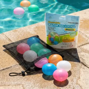Pack 6 Bombitas De Agua Magnéticas Reutilizables Variado Blanco