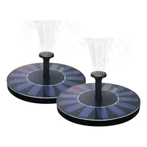 Fuente Solar Bomba de Agua para Jardín Piscina Estanque X2
