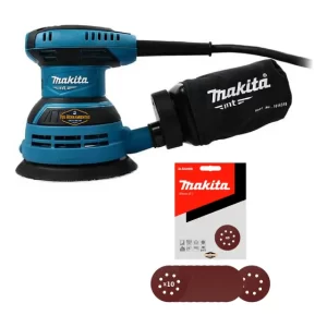 Lijadora Roto Orbital 125mm Makita M9204b + 10 Lijas G-40