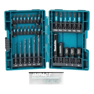 Set De Puntas Y Brocas Makita Impact Black 33piezas B-66896