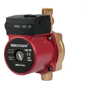 Bomba Presurizadora Sercogas SG-120 26l/min 6bar Para Calefont 1/2