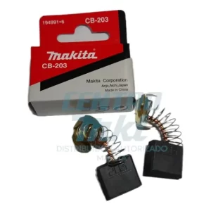 Cb203 Juego De Carbones Makita Para Cortadora Metal 2414nb Color Gris oscuro