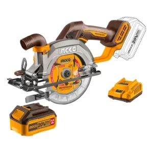 Sierra Circular A Bateria P20s 140mm C/carg C/bat Ingco Color Amarillo Frecuencia 20