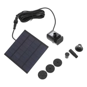 Bomba Solar Foxnovo 7v 1.2w 180l/h Para Fuentes Y Acuarios