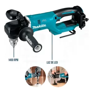 Taladro Angular Inalambrico 18v Makita Dda450z Sin Bat Color Turquesa