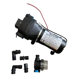 Bomba De Agua 45psi 17 Lpm Foodtruck / Motorhome / Solar Color Negro