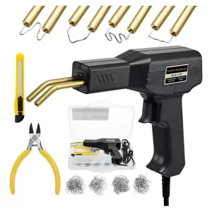 Máquina Pistola De Soldar Plástico Caliente + Accesorios 50w