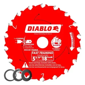 Sierra Circular Para Madera Freud-diablo Db 5-3/8 X 18t Csb
