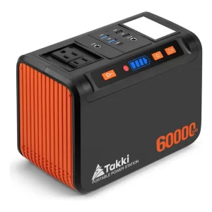 Central Eléctrica Portátil Takki 250w 222wh Con Onda Sinusoi