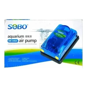 Bomba de Aire Sobo SB348A 8L/h 5W para Acuarios Peces y Tortugas