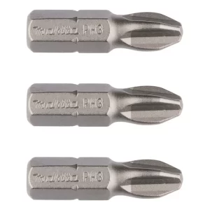 Punta De Atornillar Ph3x25mm 3 Pzas - Makita