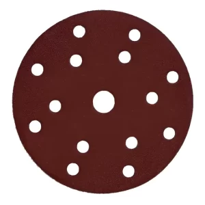 10 Discos Lija Con Velcro 150mm (6) G40 Makita D-54586 Color 52005