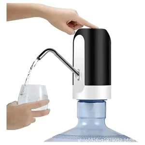 Dispensador de Agua Bomba Eléctrica Recargable USB Futron YELIO Garrafón Negro