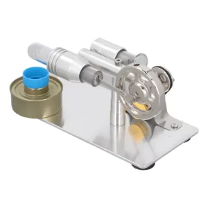 Motor Stirling De Aire Caliente Modelo Led Para Niños, Motor