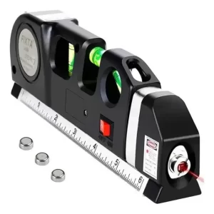 Nivel Laser Multifunción con Cinta Métrica 2.5 Metros