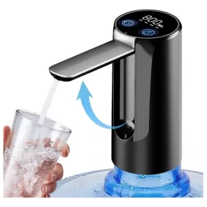 Dispensador De Agua Usb-c Pantalla Táctil 3 Volúmenesdispensador De Agua Garrafón Plegable Con Led Inteligente Y 4 Modos, Bomba De Agua Inalámbrica Recargable Portátil, Despachador De Automático Rápi