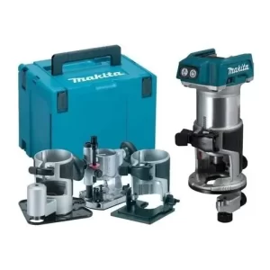 Fresadora 6-8mm 1/4-3/8'' Brushless 18v Makita Drt50zjx3