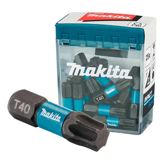 Puntas Impact Black T40-25mm 25 Pzas - Makita