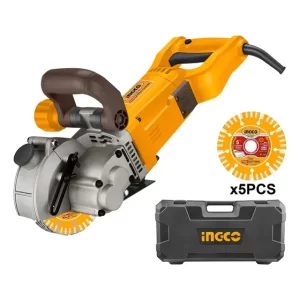 Ingco Industrial Wlc30001 Acanaladora 3000w Por Cable Amarillo