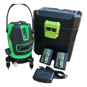Nivel Láser Verde 5 Líneas Profesional Autonivelante