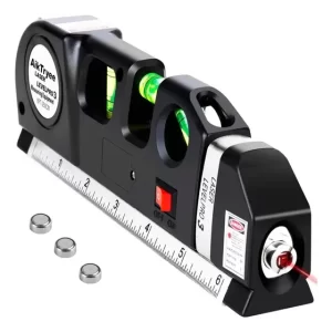 Nivel Laser Pro 3 Multiuso con Cinta Métrica y Regla
