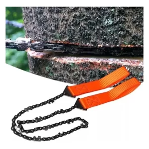 Mini Bolsillo Motosierra De Emergencia Supervivencia